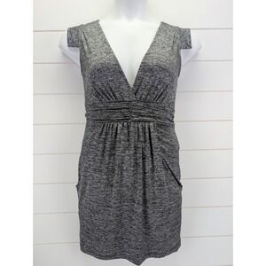 Vintage Y2K Wet Seal Mini Dress Large Pockets 90s Bodycon Indie Empire Waist